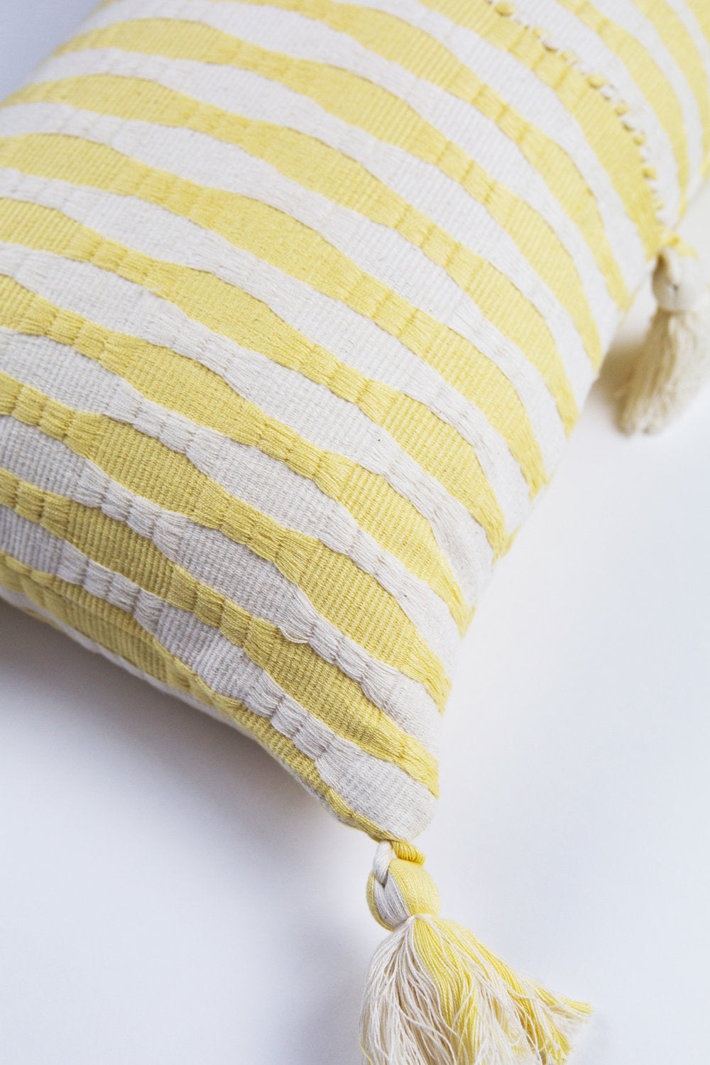 Antigua Pillow - Butter Stripe