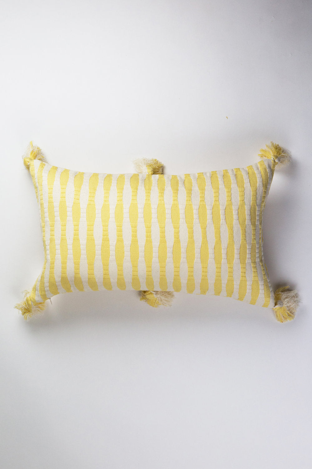 Antigua Pillow - Butter Stripe
