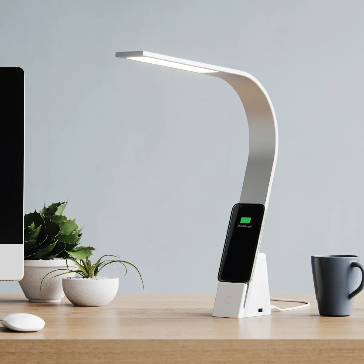 Brooklyn AURA LED Task Light (Wireless Qi™ Charging) - Disselt Designs