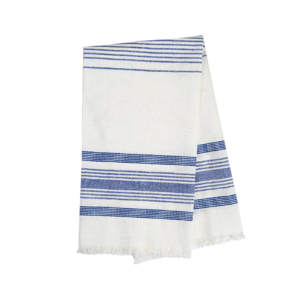 White & Blue Kitchen Towel