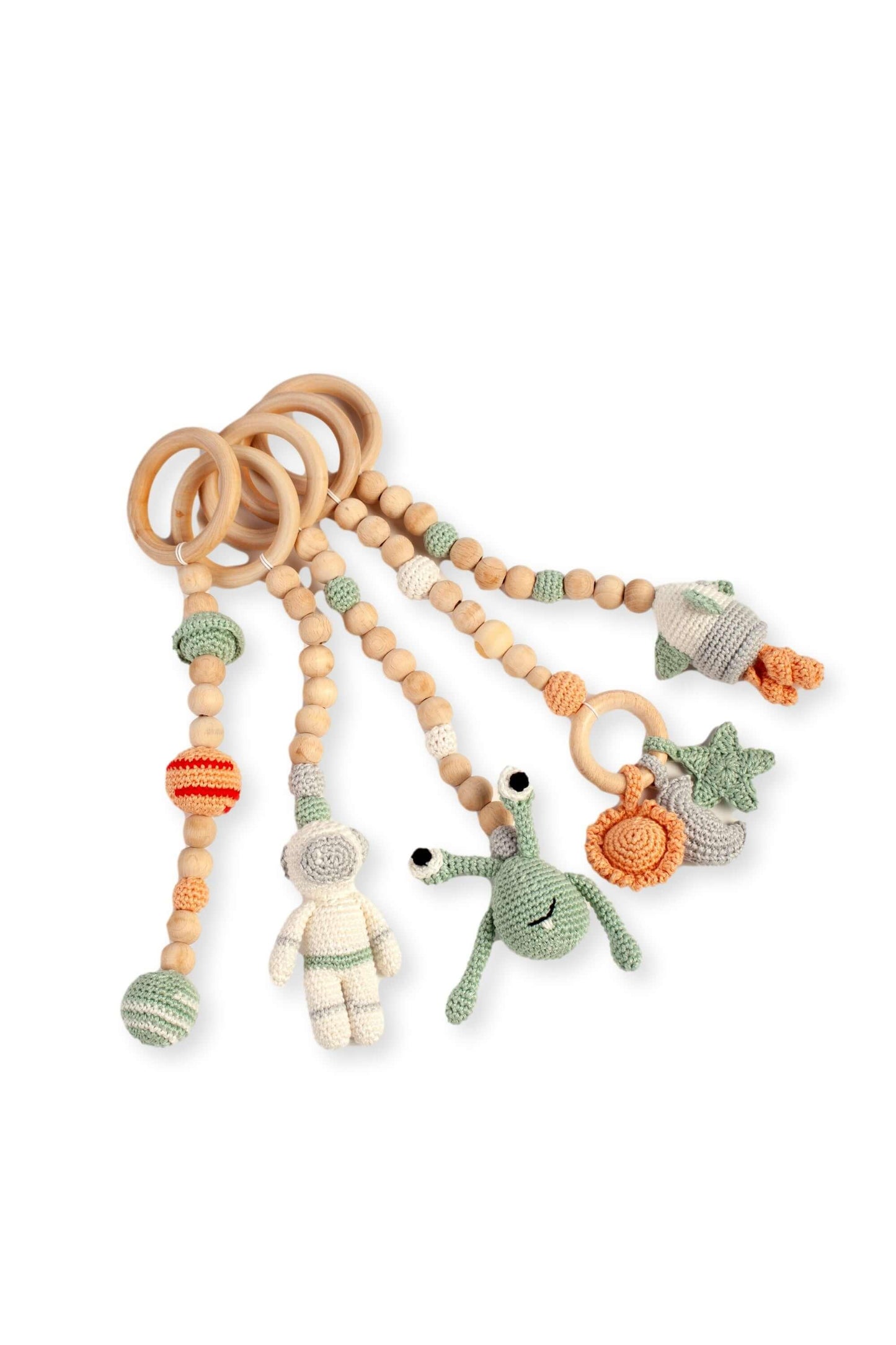 KIDS GYM | Montessori Baby Gym & Hanging Toys Set - Disselt Designs