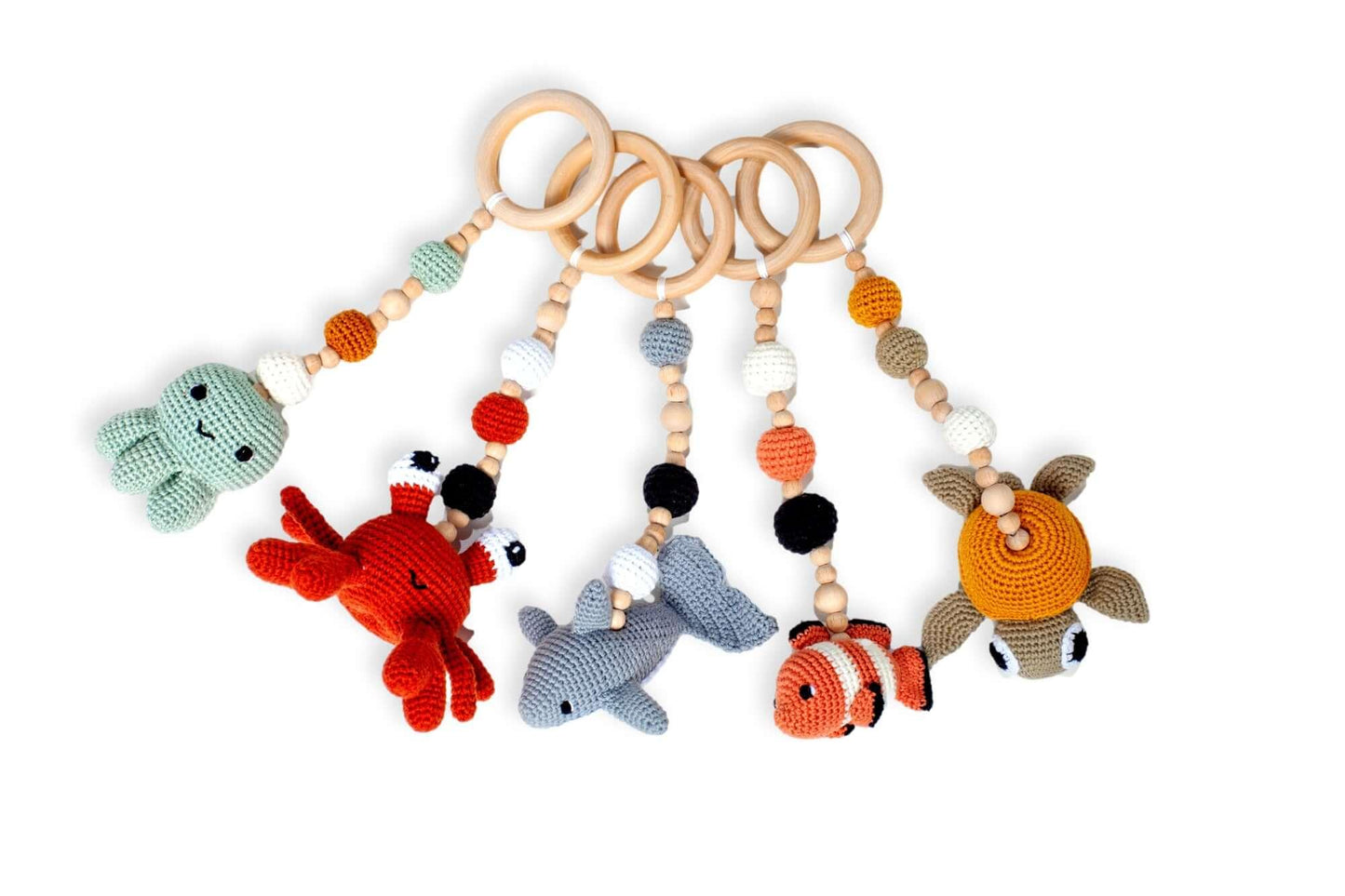 KIDS GYM | Montessori Baby Gym & Hanging Toys Set - Disselt Designs