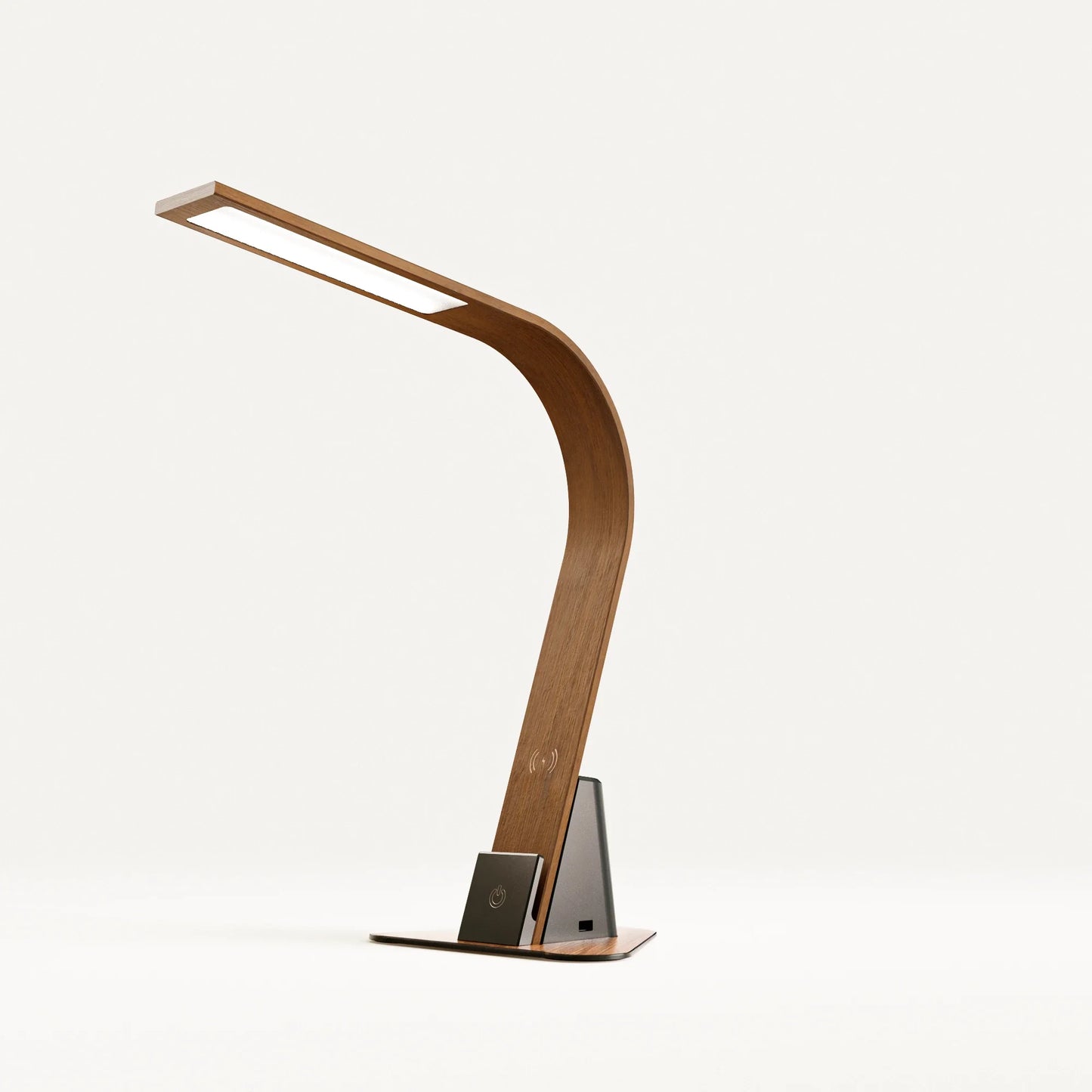 Brooklyn LED Task Light - Black Walnut Wood - Disselt Designs