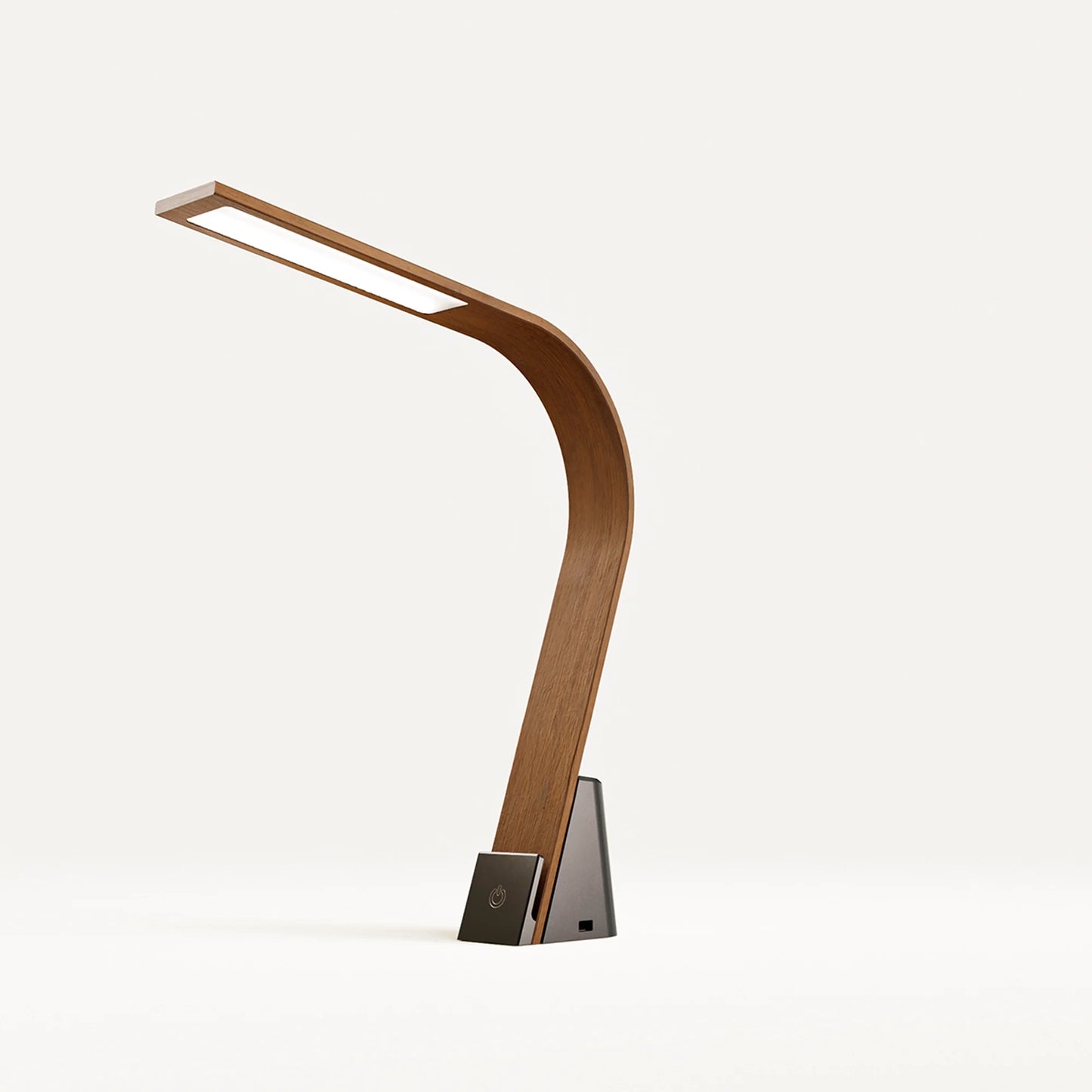 Brooklyn LED Task Light - Black Walnut Wood - Disselt Designs
