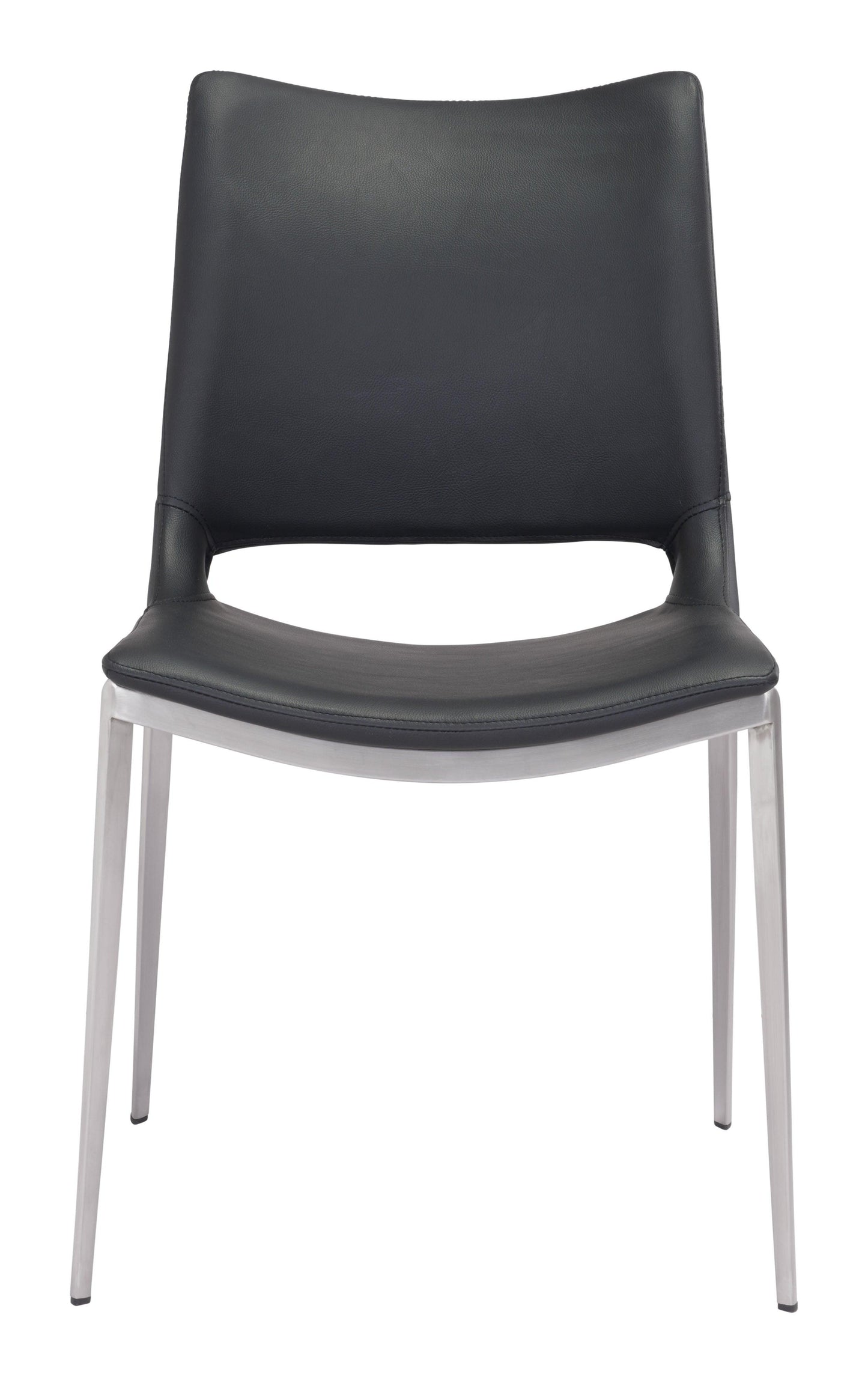 Ace Dining Chair (Set of 2) Black & Silver - Disselt Designs