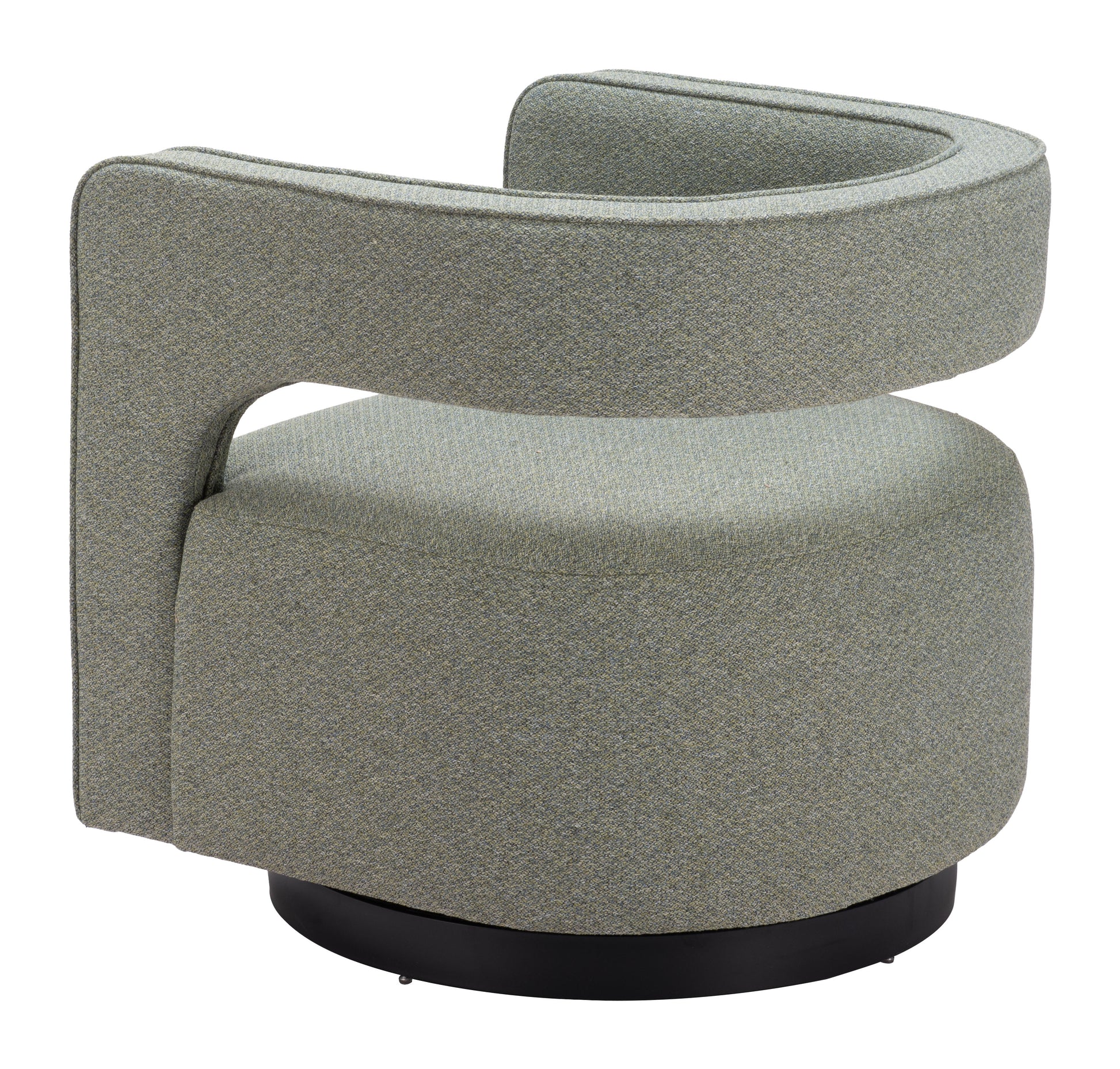 Turku Swivel Chair Sage Green - Disselt Designs
