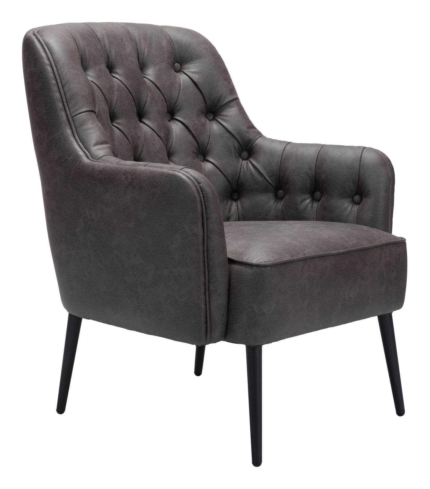 Tasmania Accent Chair Vintage Black - Disselt Designs