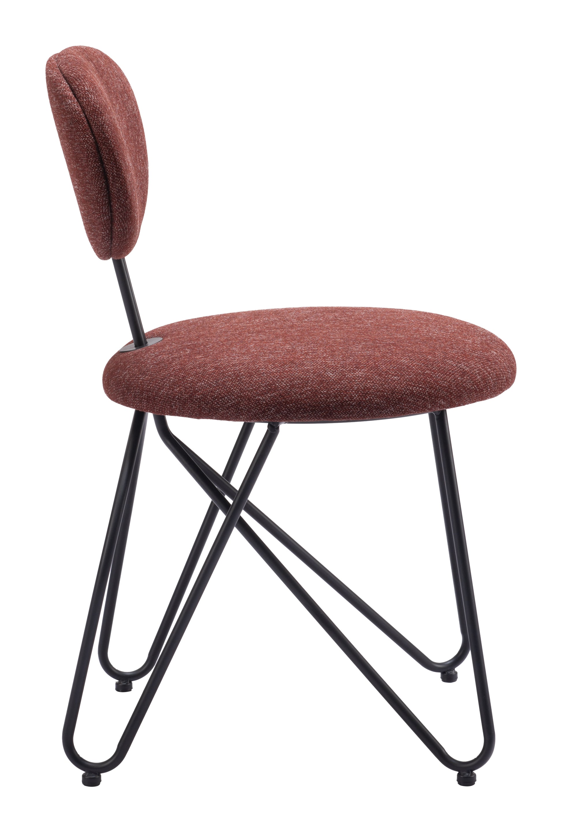 Novi Dining Chair (Set of 2) Maroon Brown - Disselt Designs
