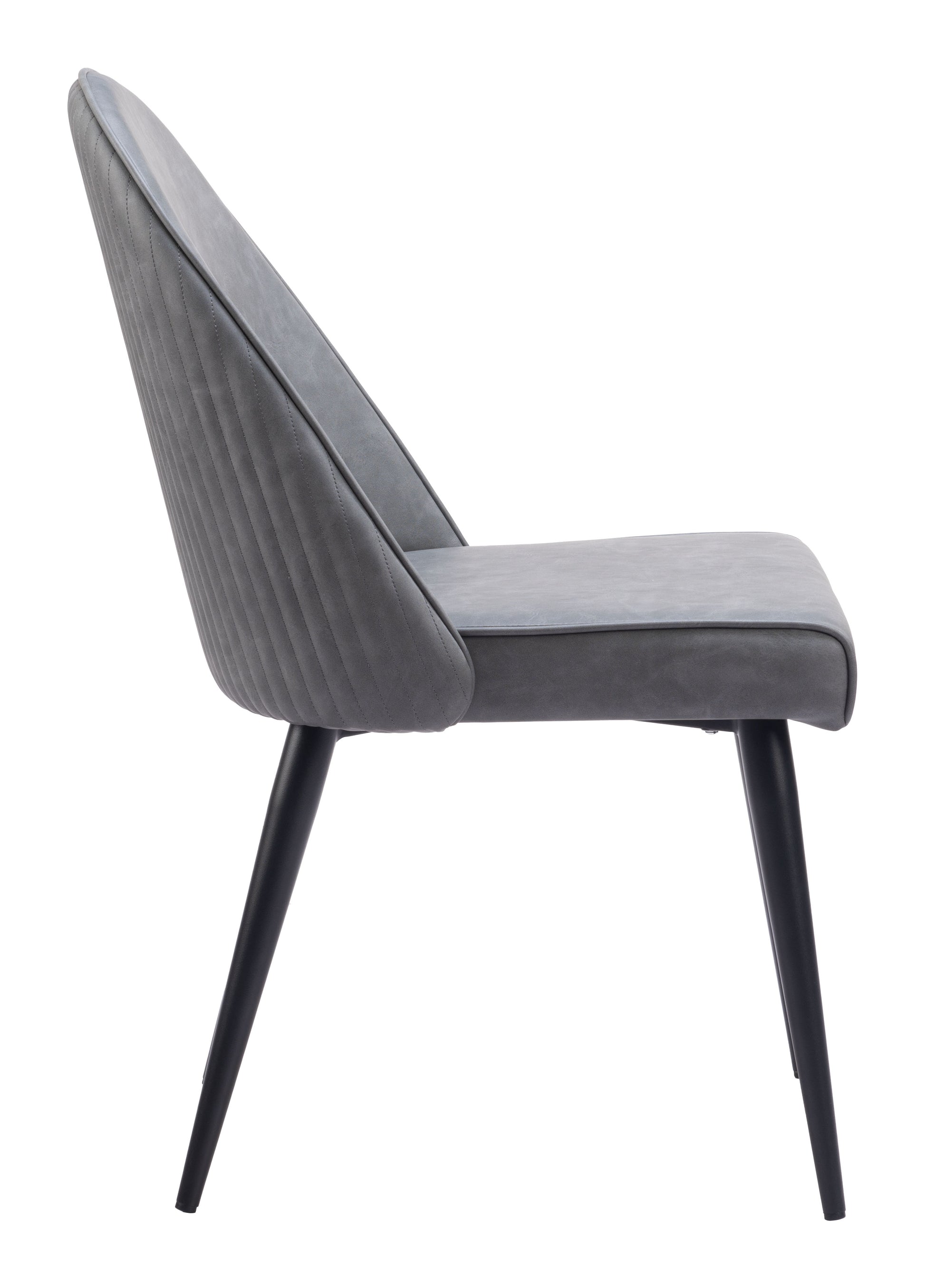 Silloth Armless Dining Chair (Set of 2) Gray - Disselt Designs