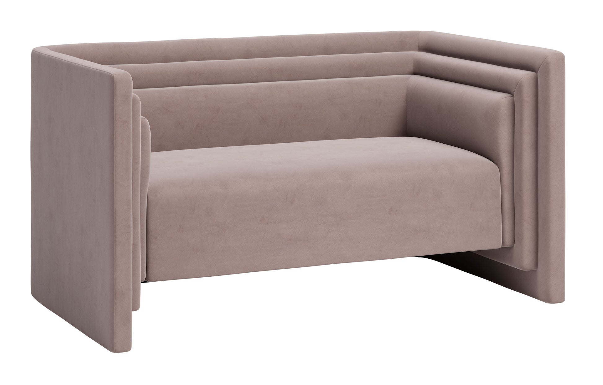 Trippel Loveseat Taupe - Disselt Designs