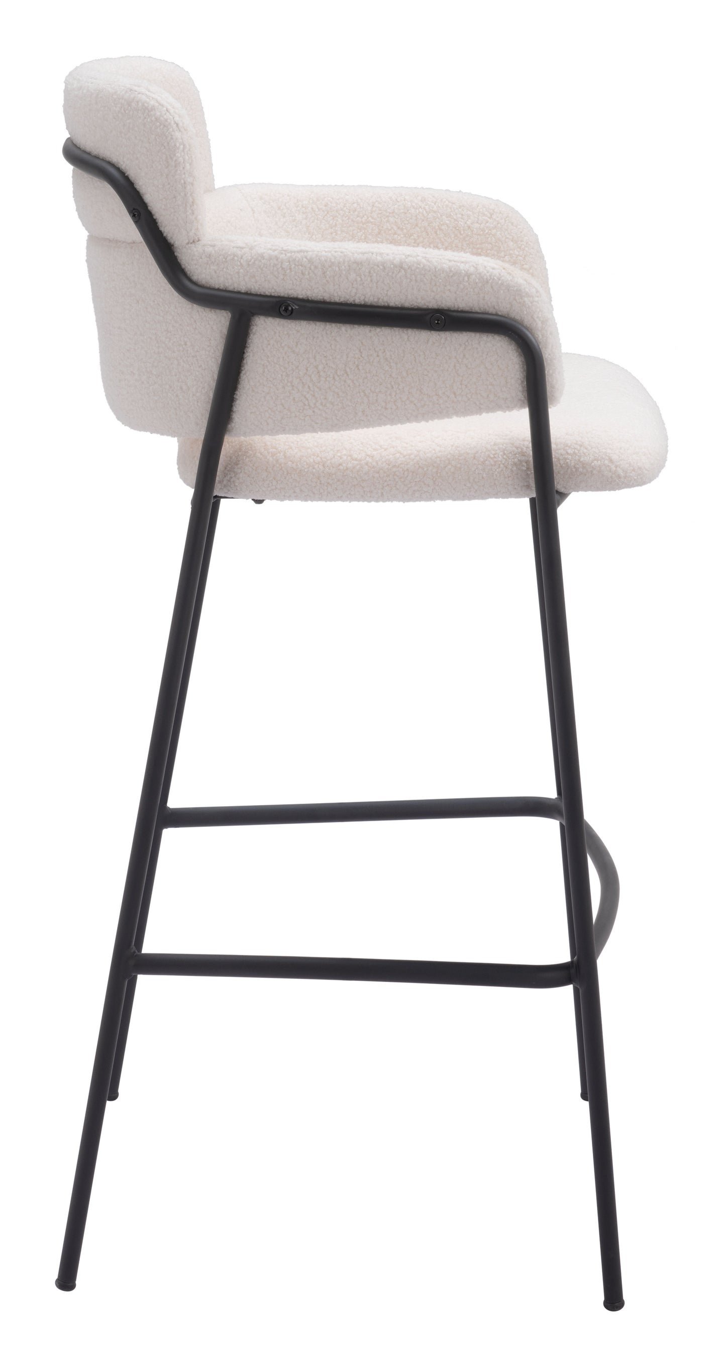 Marcel Barstool (Set of 2) Cream - Disselt Designs