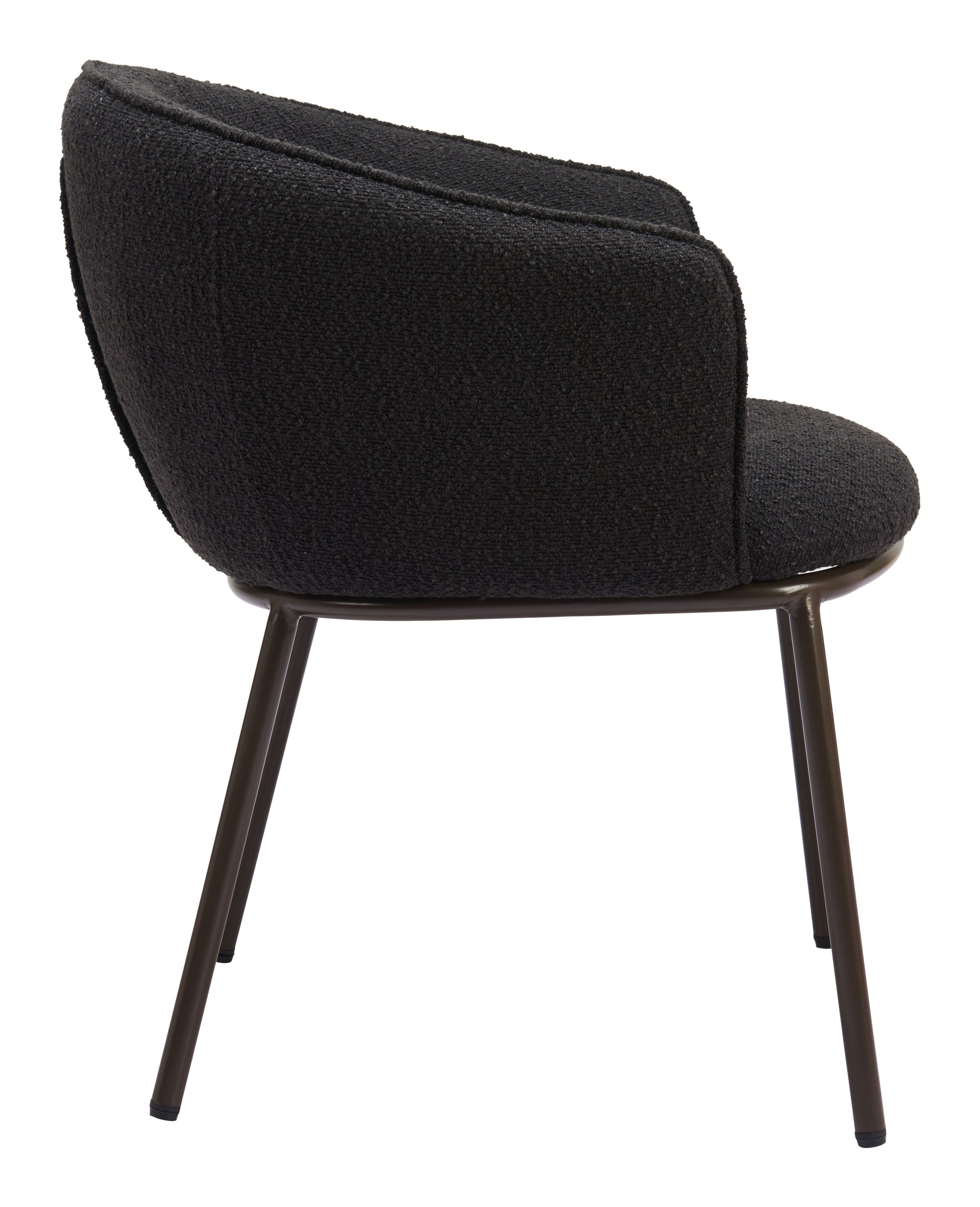 Essen Dining Chair Black & Bronze - Disselt Designs