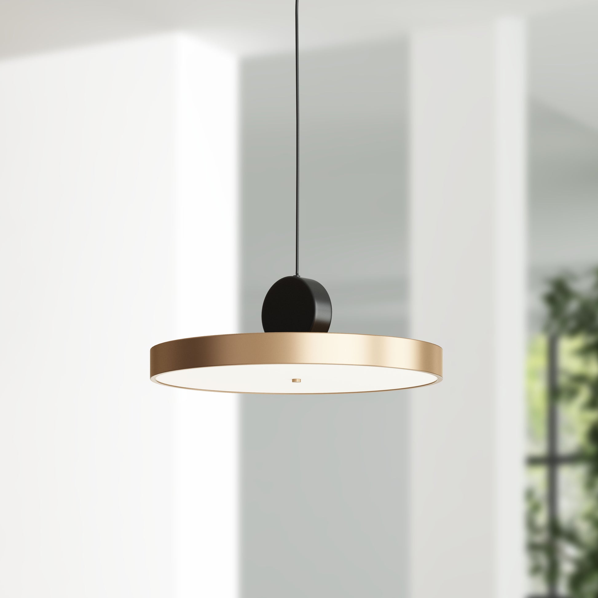 Mozu Ceiling Lamp Gold & Black - Disselt Designs