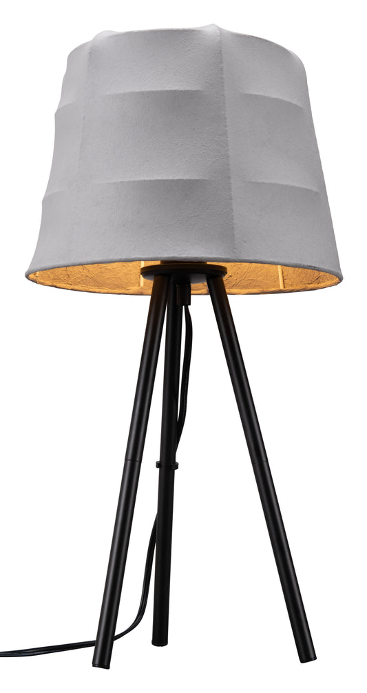 Mozzi Table Lamp Gray & Black - Disselt Designs