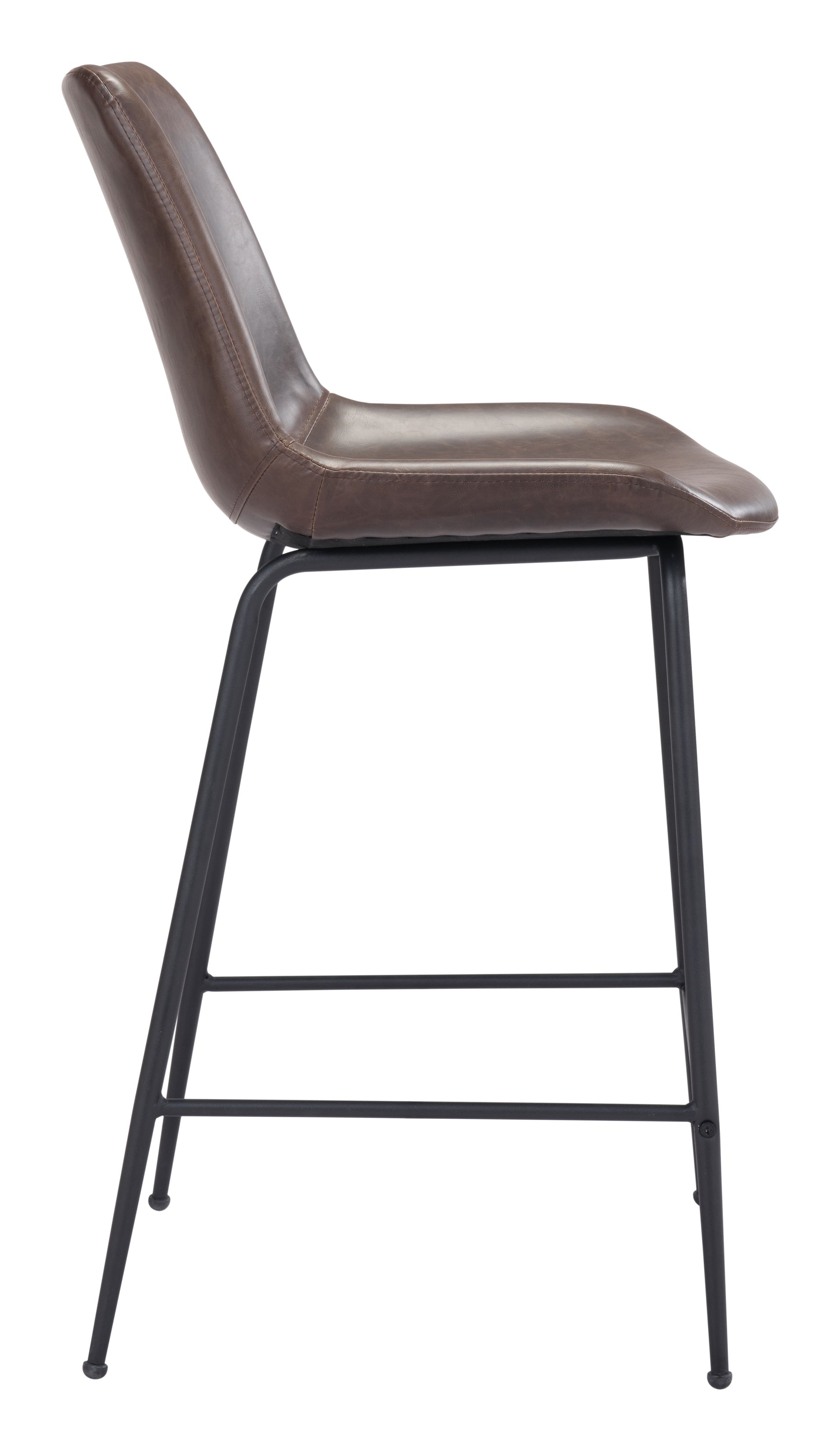 Byron Counter Stool Brown - Disselt Designs