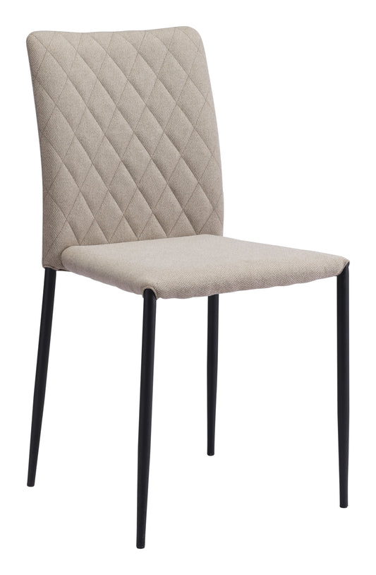 Harve Dining Chair (Set of 2) Beige - Disselt Designs