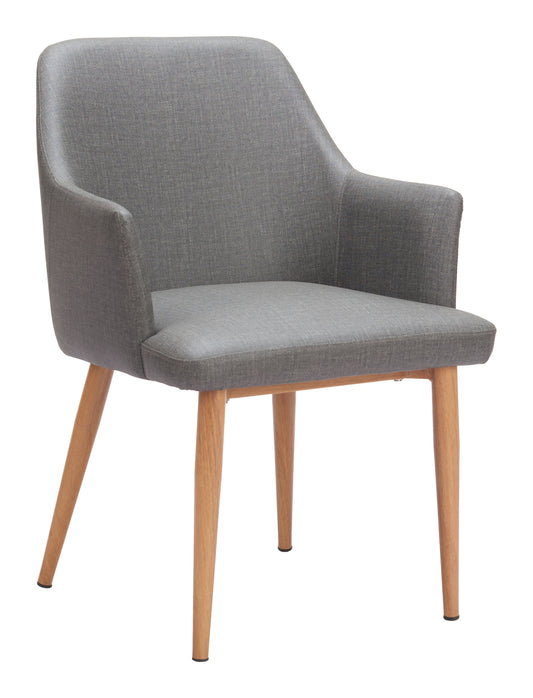 Wisom Dining Chair (Set of 2) Gray - Disselt Designs