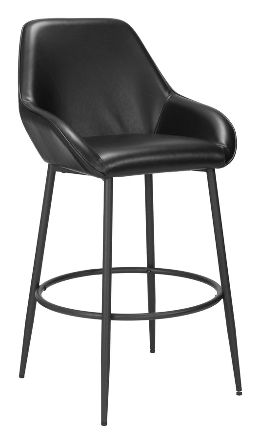 Vila Barstool (Set of 2) Black - Disselt Designs