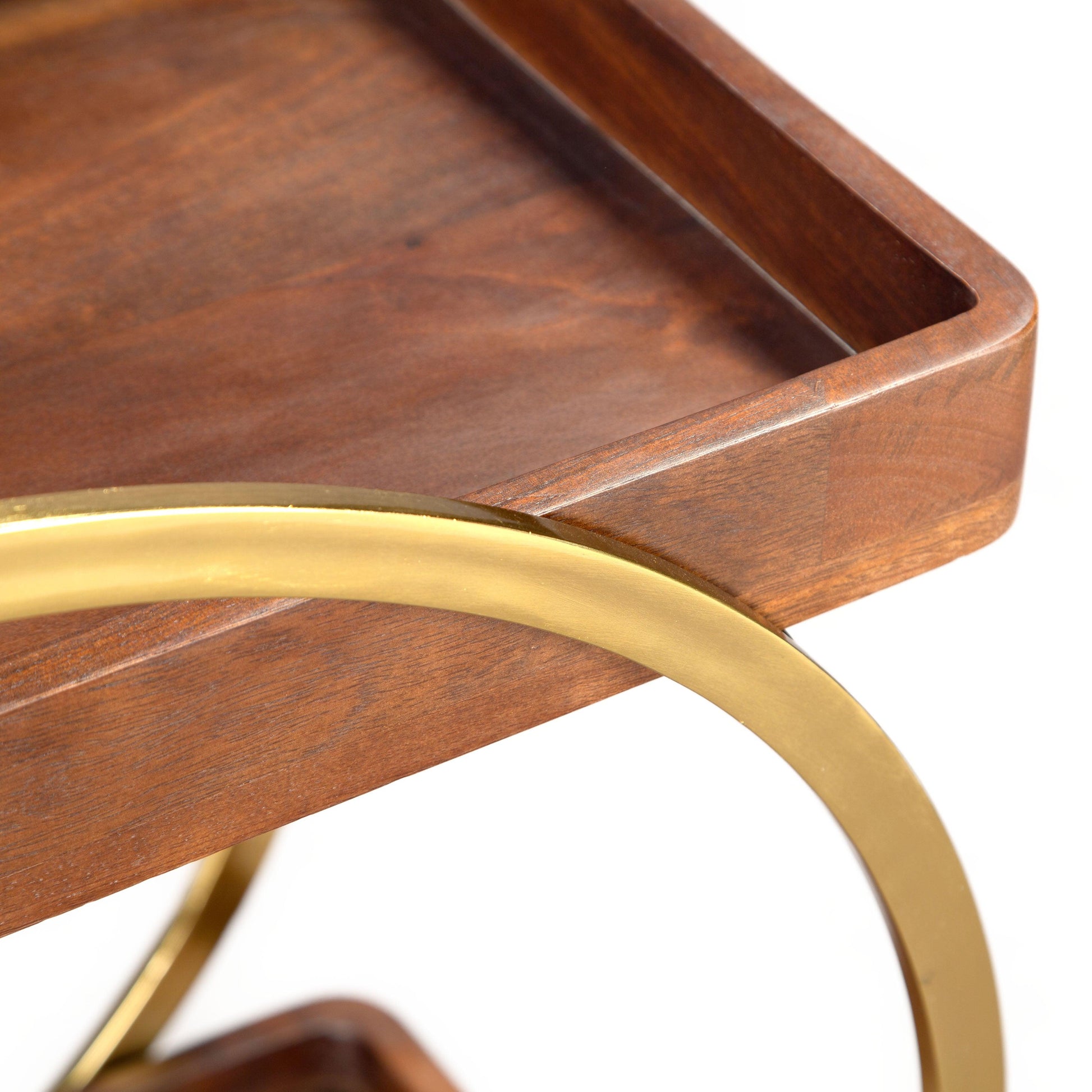 Arenas Bar Cart Brown - Disselt Designs