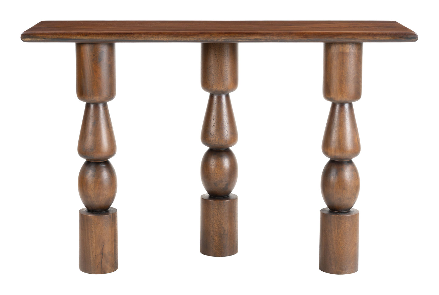 Split Console Table Brown - Disselt Designs