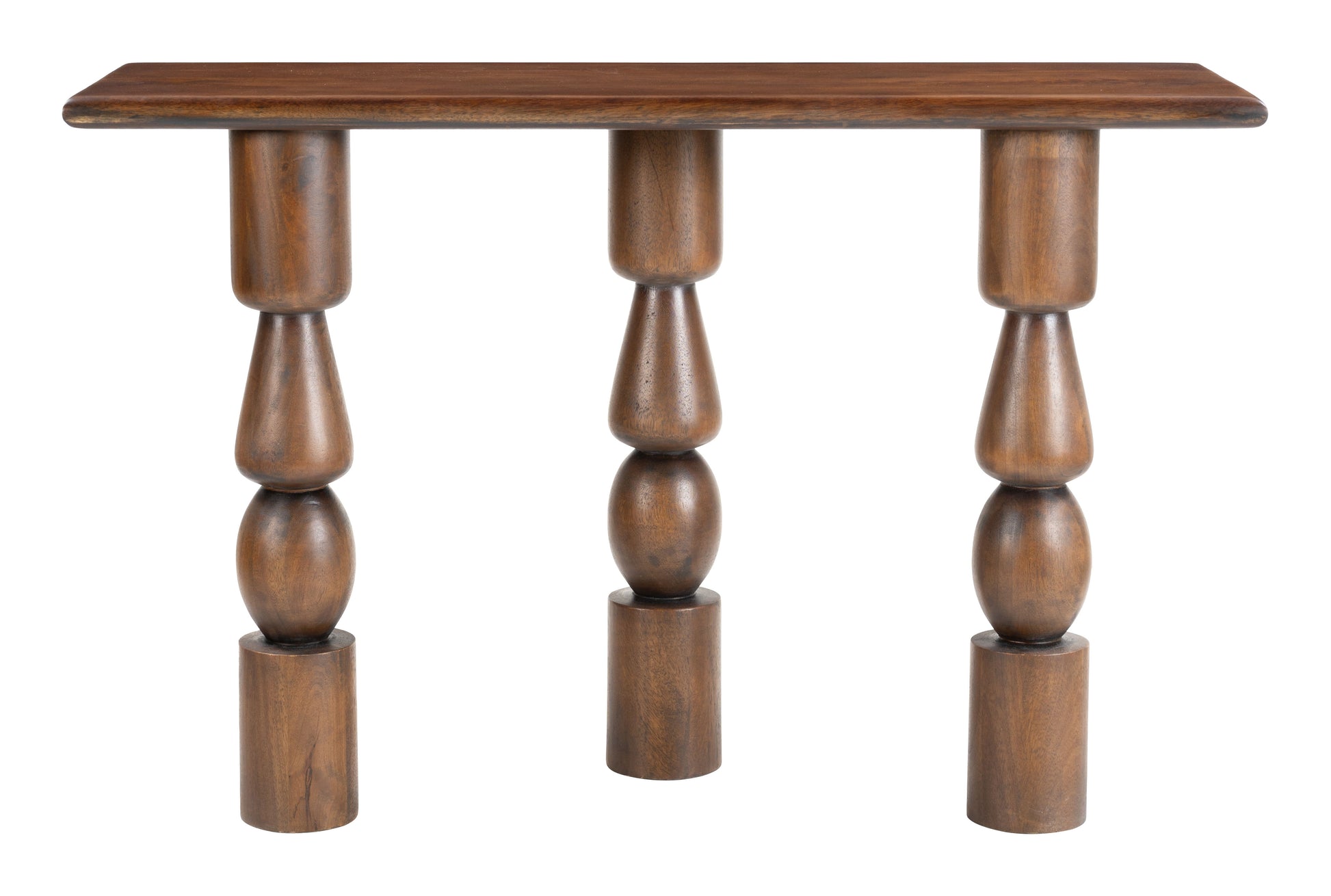 Split Console Table Brown - Disselt Designs