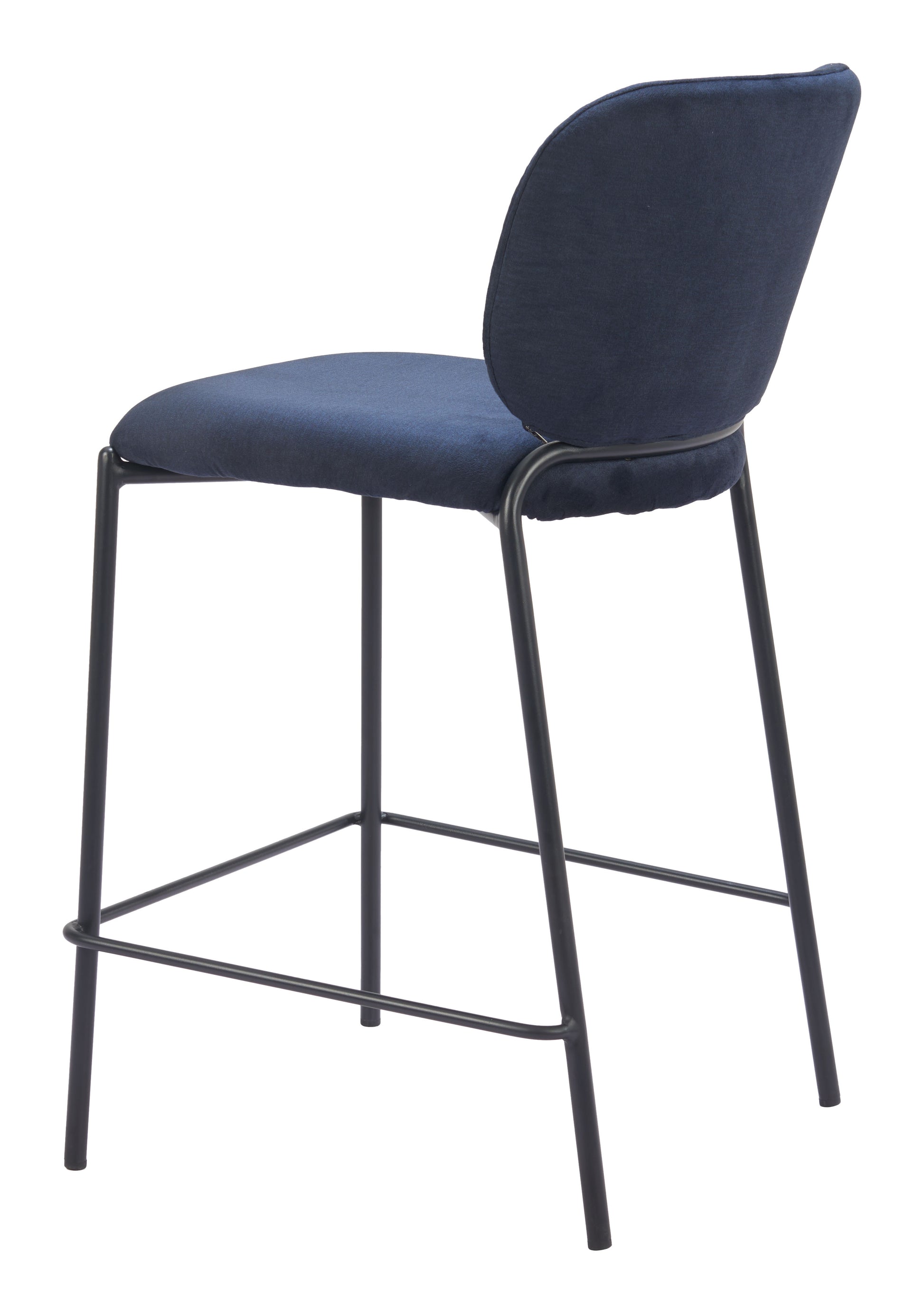 Plat Counter Stool (Set of 2) Blue - Disselt Designs