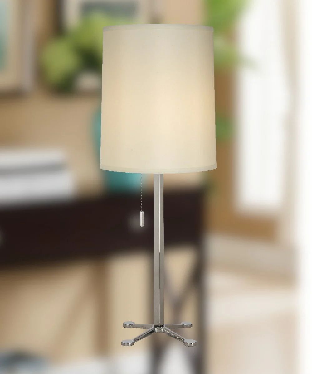 Ascent 1 Light Table Lamp in Polished Chrome TT5230-26 by Trend Lighting