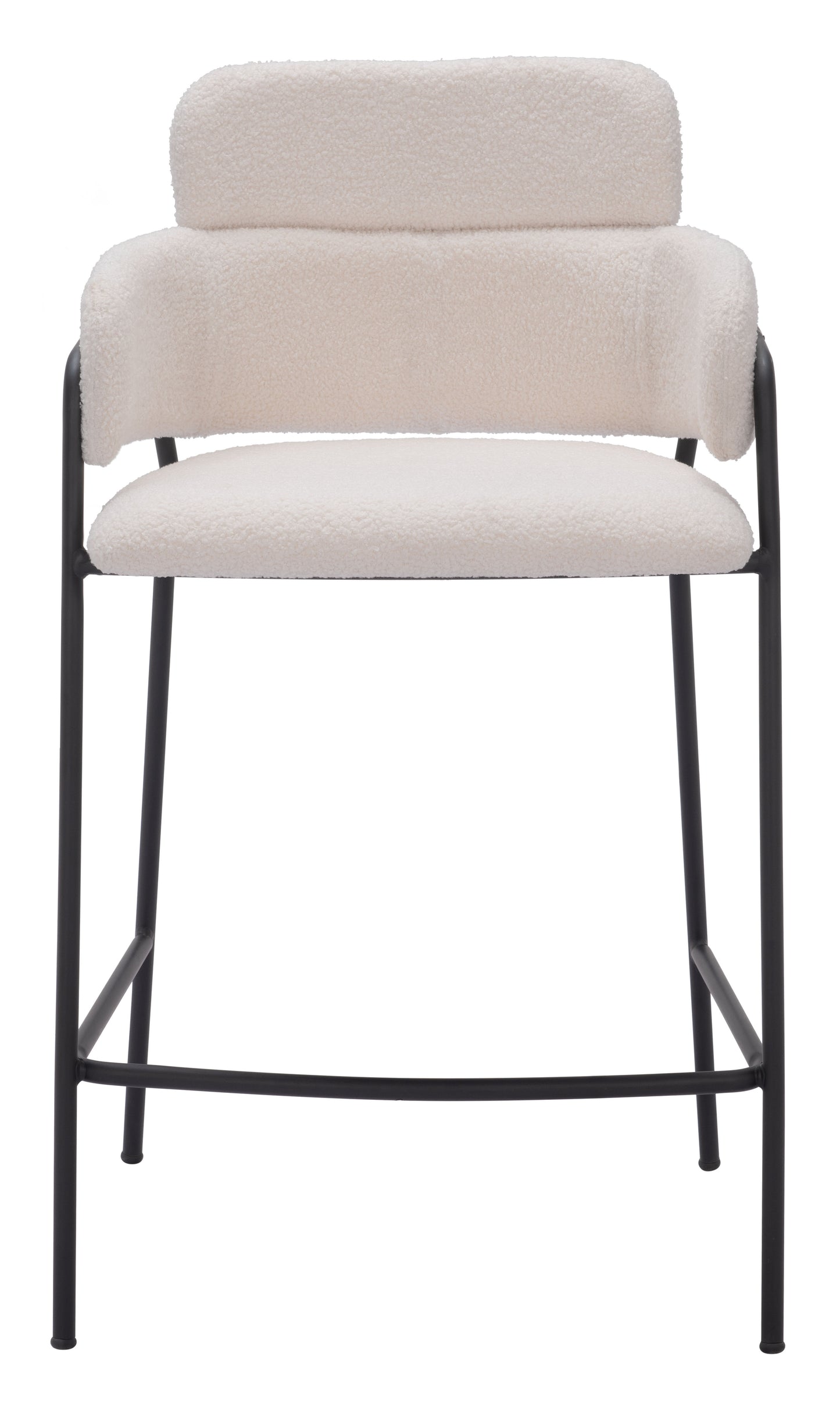 Marcel Counter Stool (Set of 2) Cream - Disselt Designs