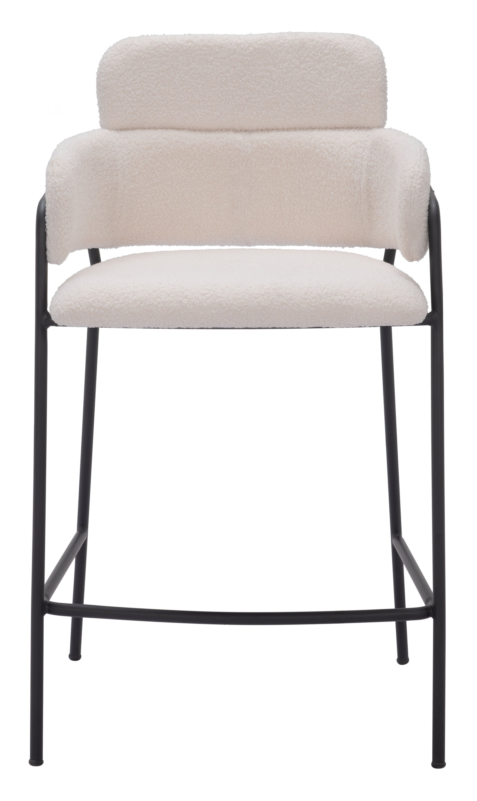 Marcel Counter Stool (Set of 2) Cream - Disselt Designs