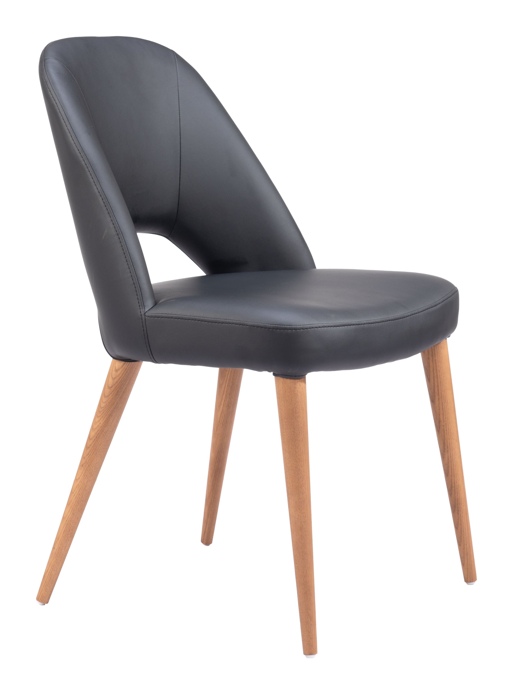 Leith Dining Chair (Set of 2) Black - Disselt Designs