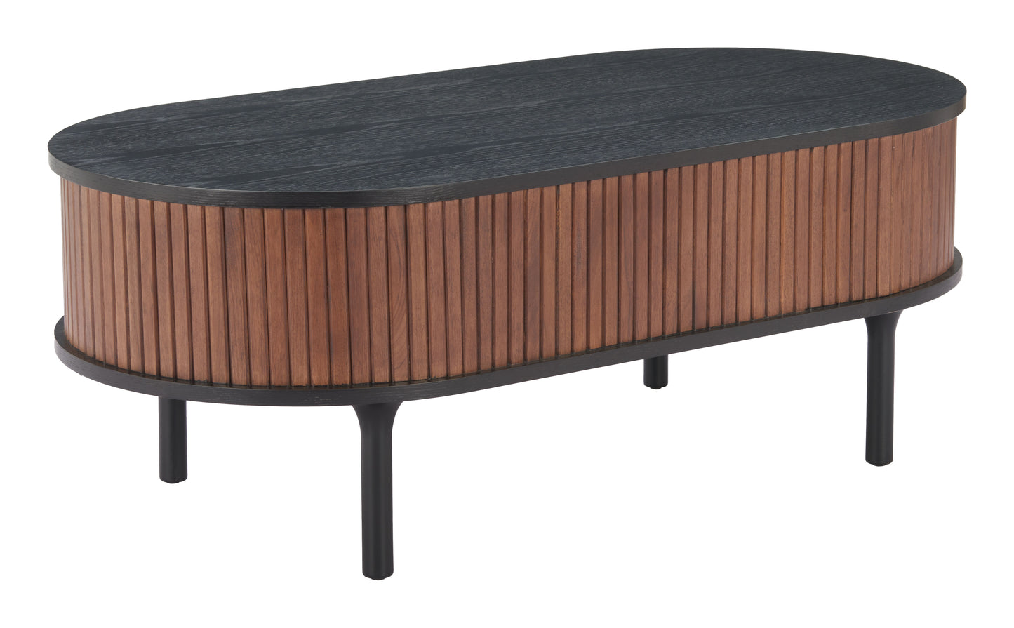 Koriana Coffee Table Black & Walnut - Disselt Designs