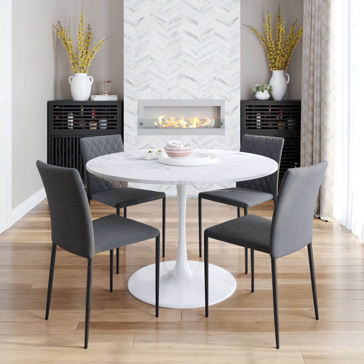 Harve Dining Chair (Set of 2) Gray