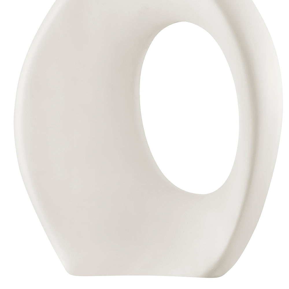 Simi Vase Large // White - Disselt Designs