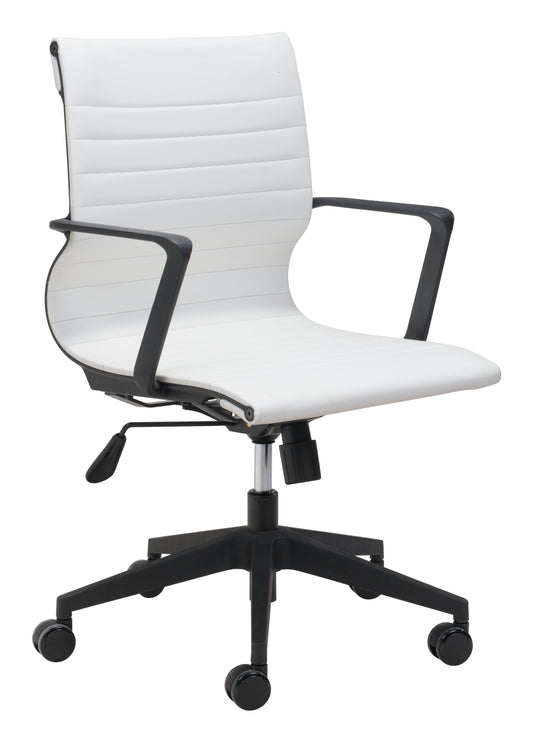 Stacy Office Chair White - Disselt Designs