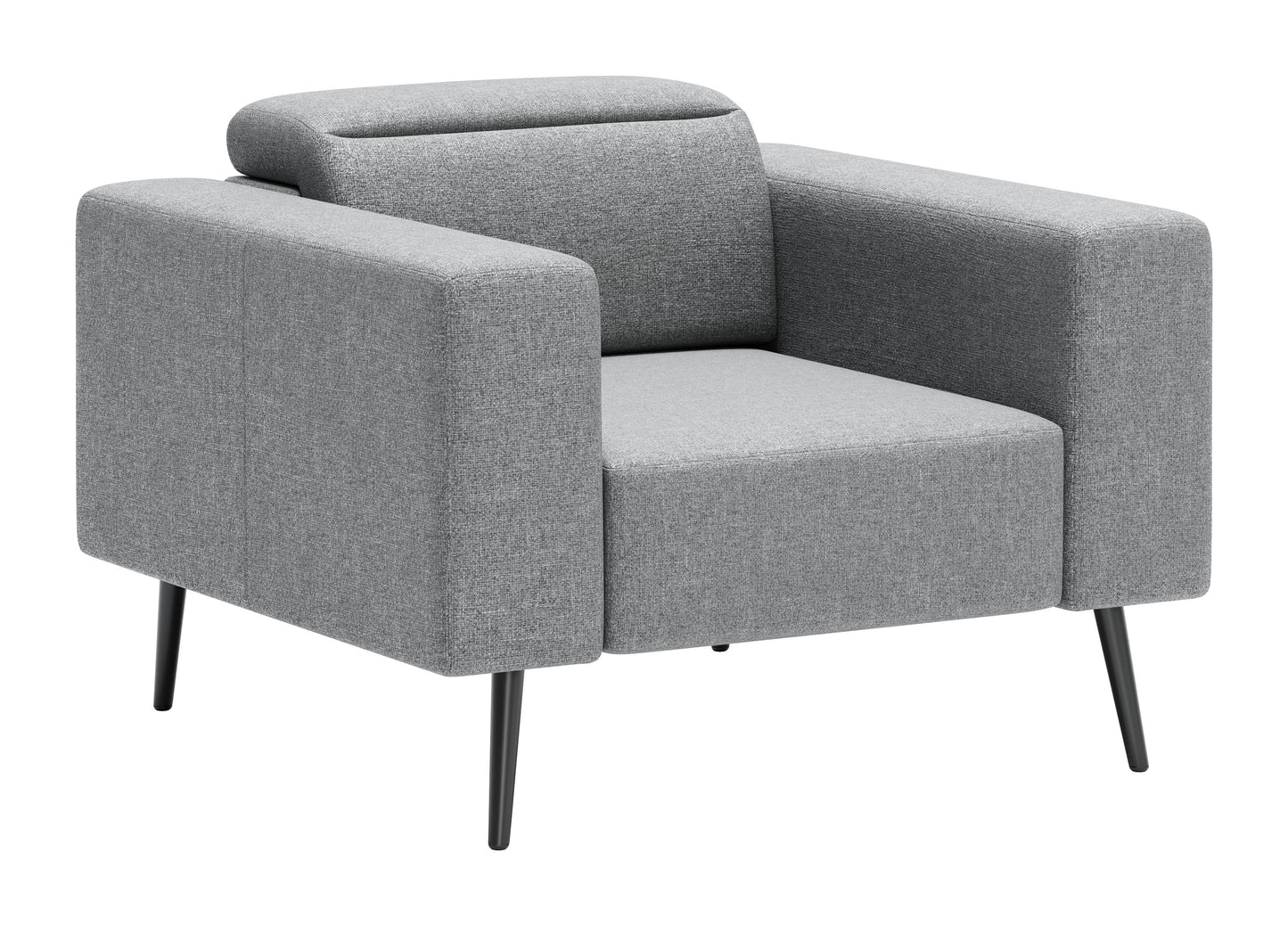 Milan Armchair Dark Gray - Disselt Designs