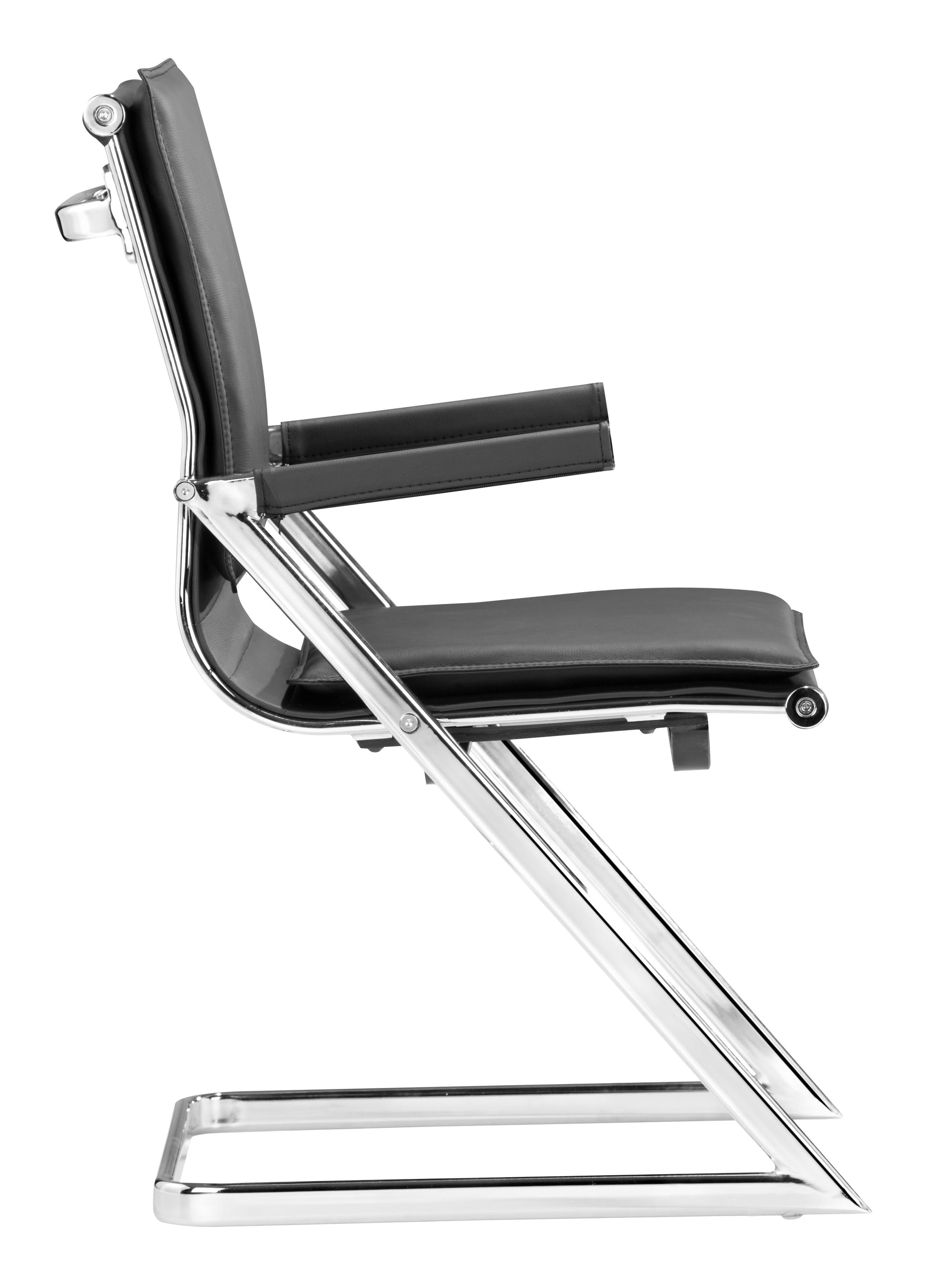 Lider Plus Conference Chair (Set of 2) Black - Disselt Designs