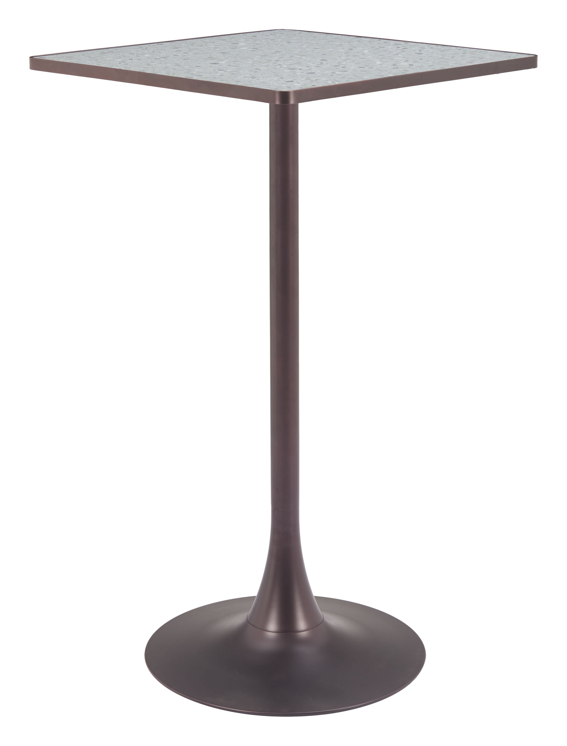 Spot Bar Table Gray & Bronze - Disselt Designs