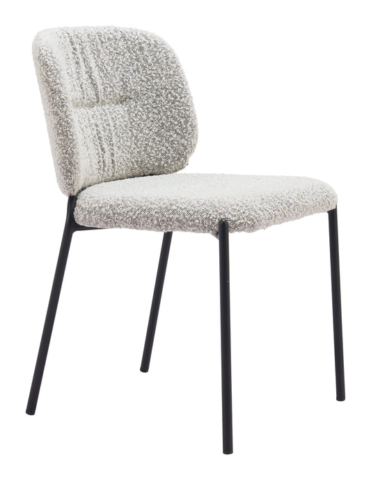 Plat Dining Chair (Set of 2) Gray - Disselt Designs