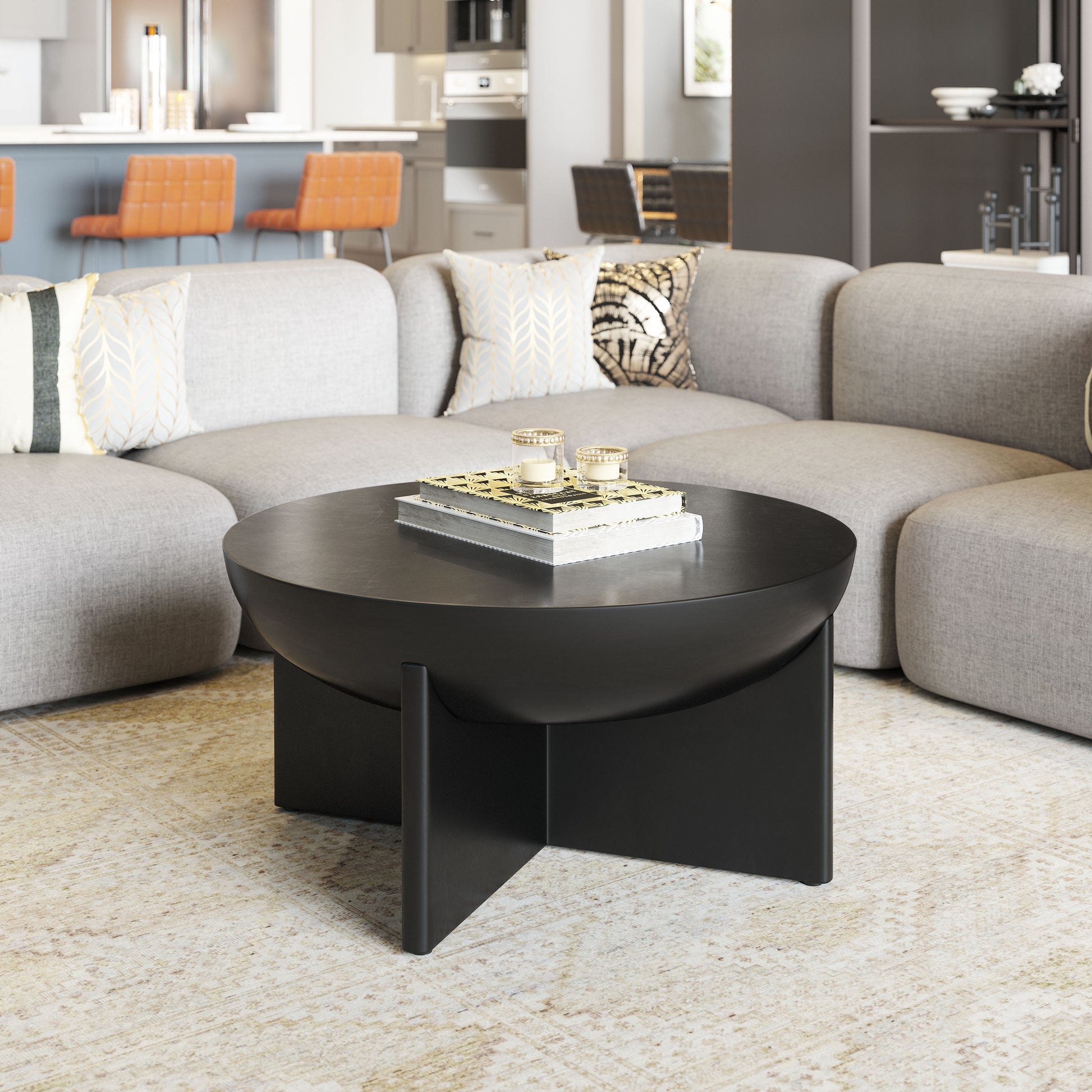Tume Coffee Table Black - Disselt Designs
