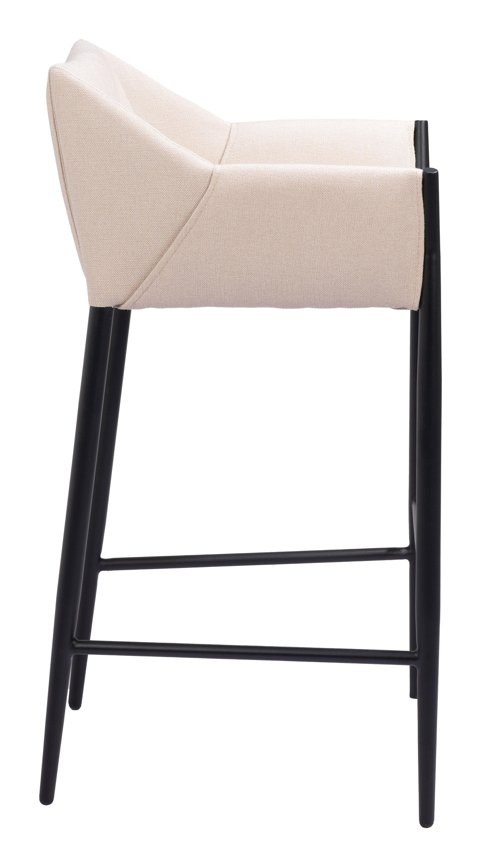 Andover Barstool Beige - Disselt Designs