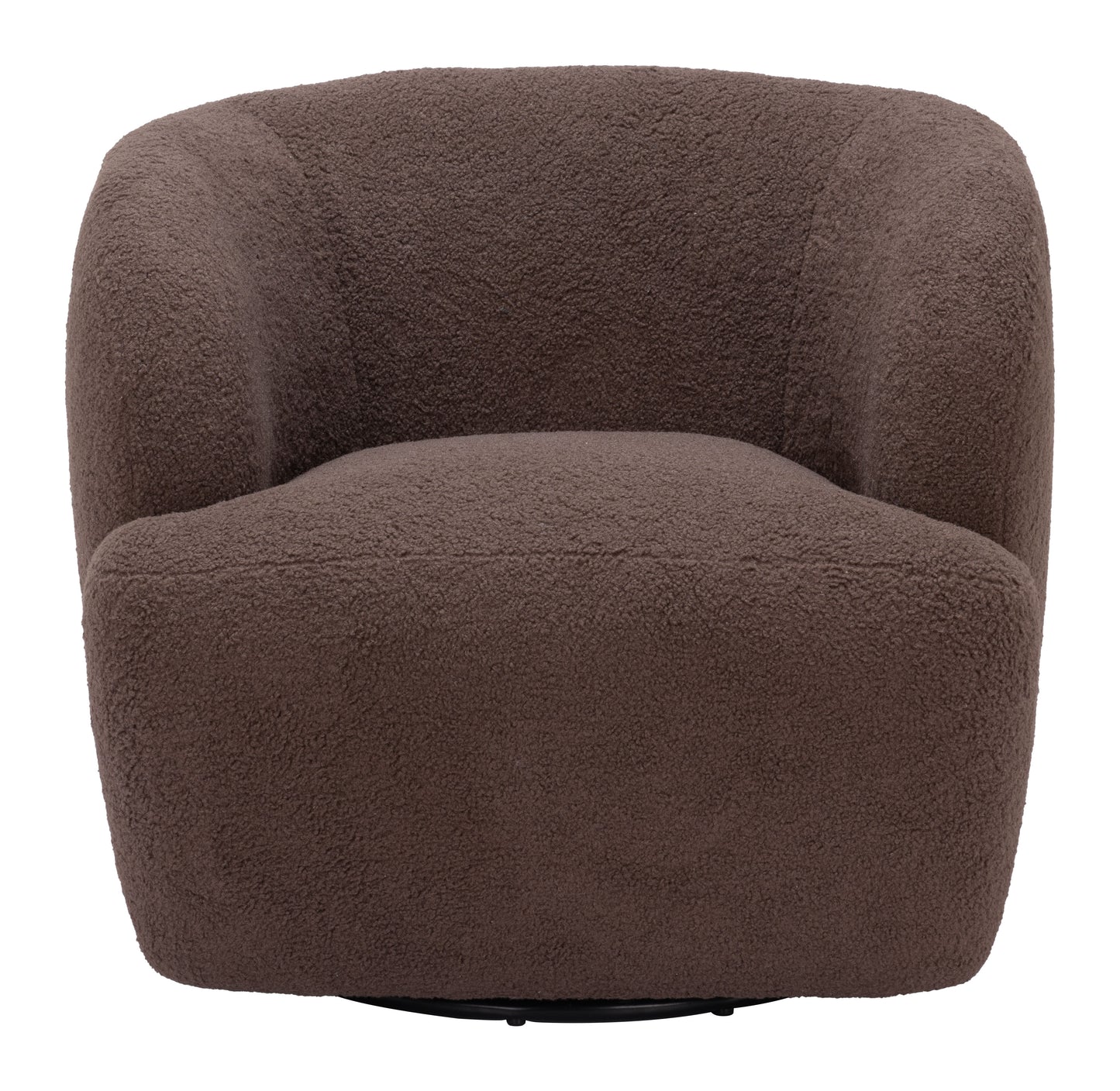 Govan Swivel Chair Brown - Disselt Designs