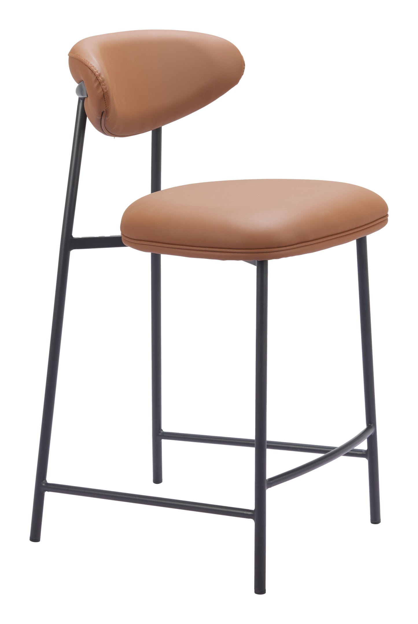 Rorun Counter Stool (Set of 2) Brown - Disselt Designs