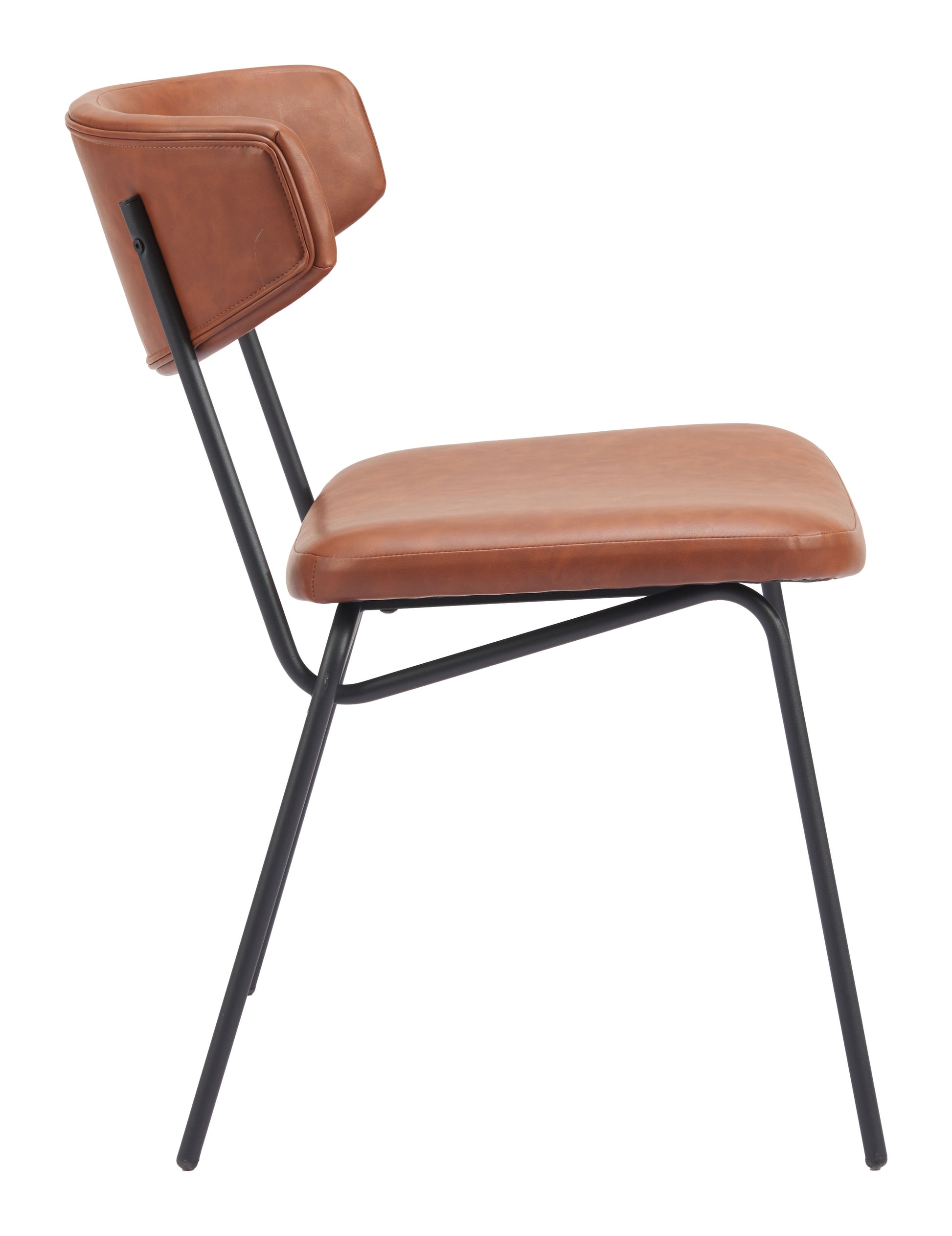 Charon Dining Chair (Set of 2) Vintage Brown - Disselt Designs