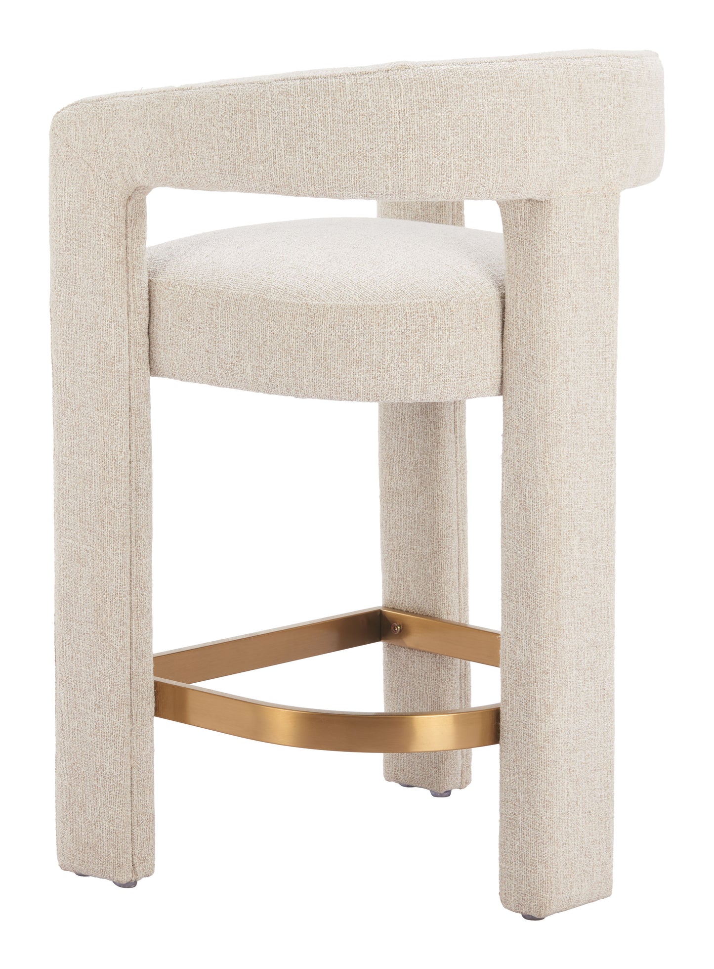 Saiko Counter Stool Beige - Disselt Designs