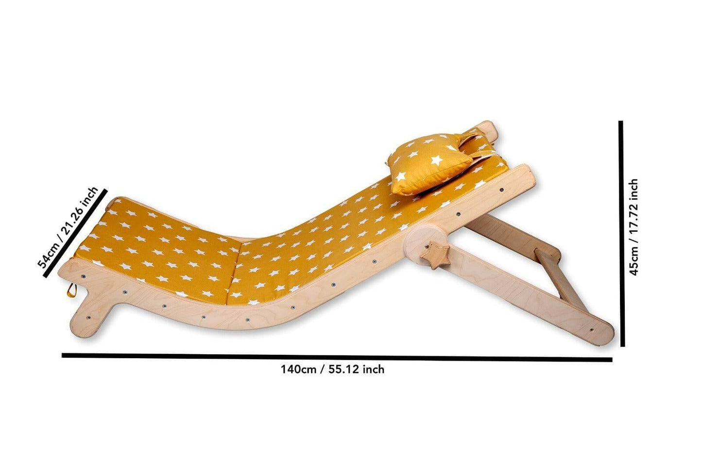 KIDS LOUNGE | Adjustable Lounge Chair with Comfy Pad for Kids - Disselt Designs