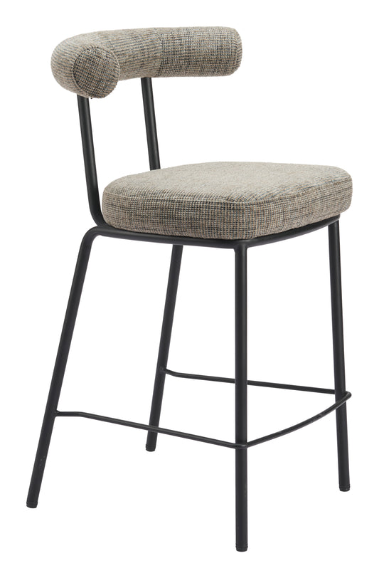 Kede Counter Stool Green Tweed - Disselt Designs