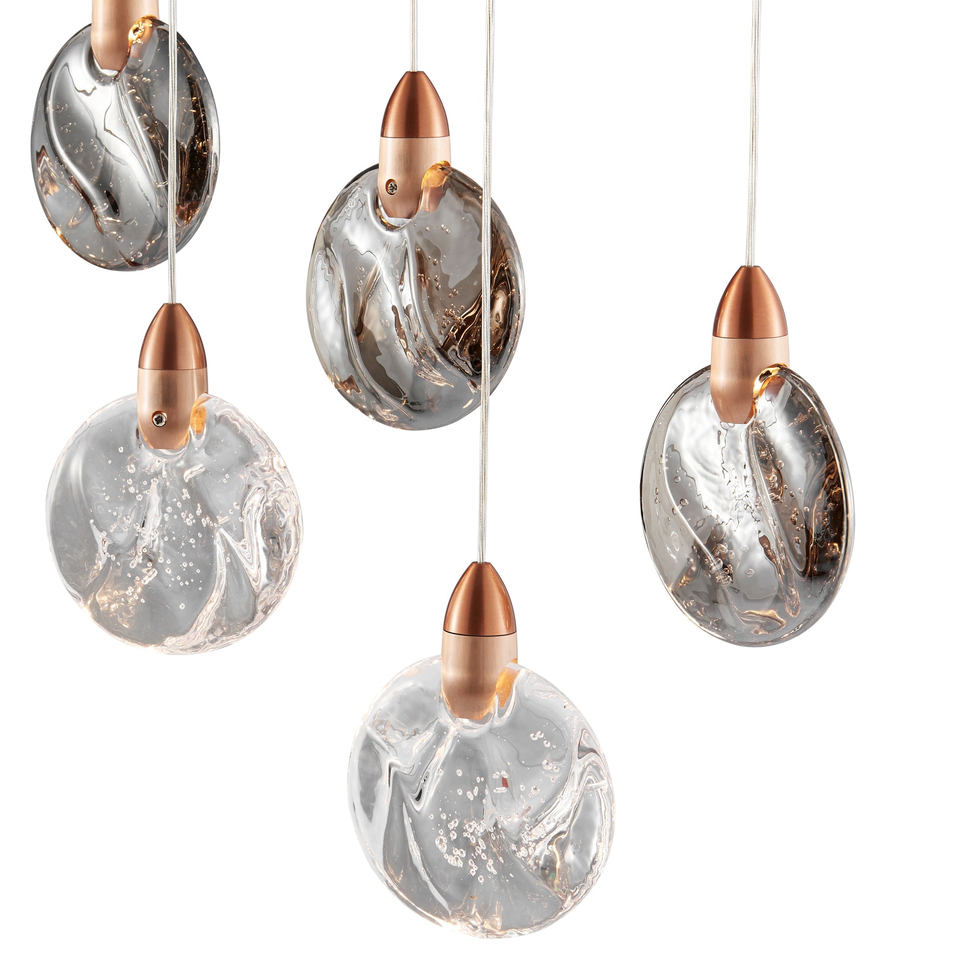 Lustre Rectangular Chandelier // Bronze - Disselt Designs