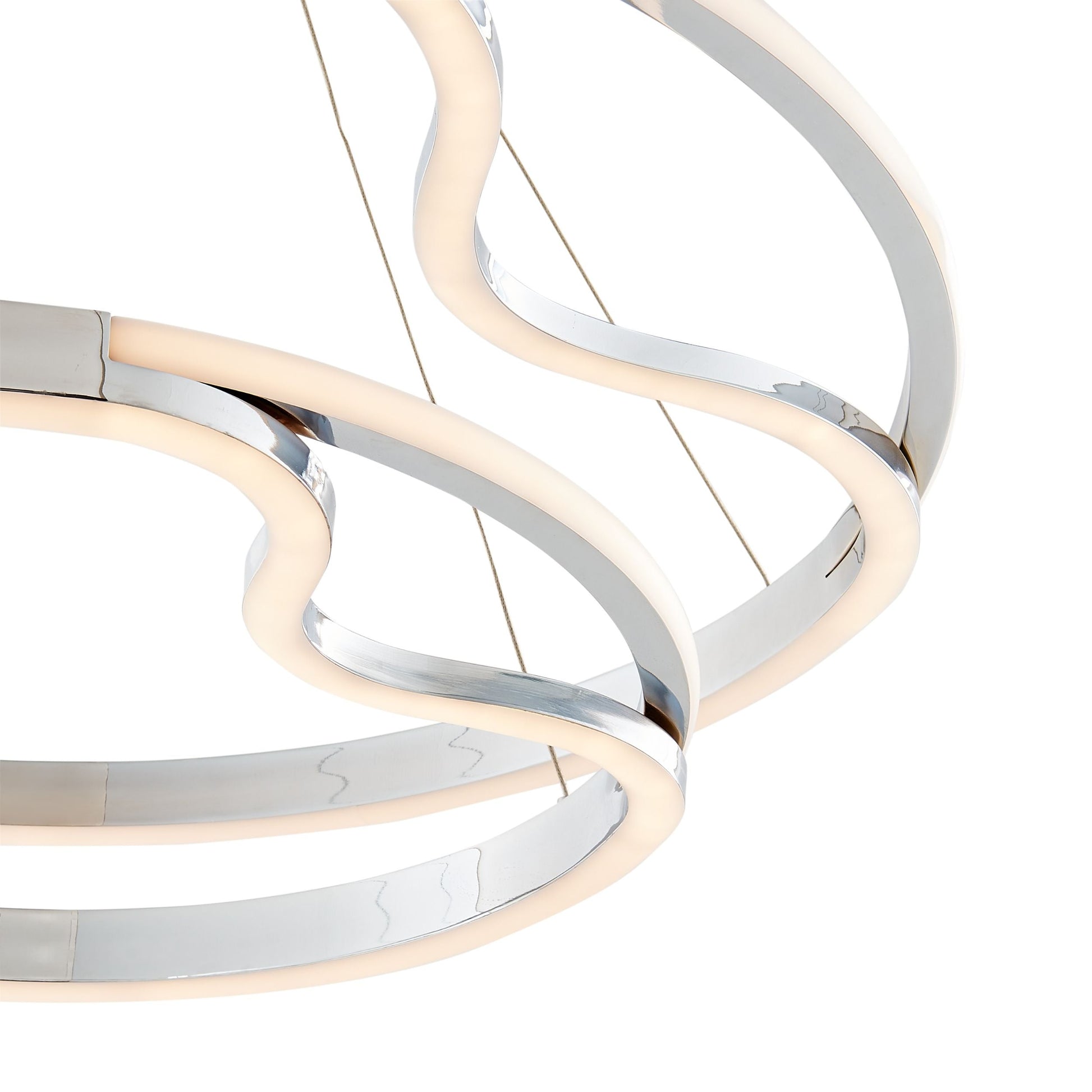 Minsk Double Round Chandelier // Chrome - Disselt Designs