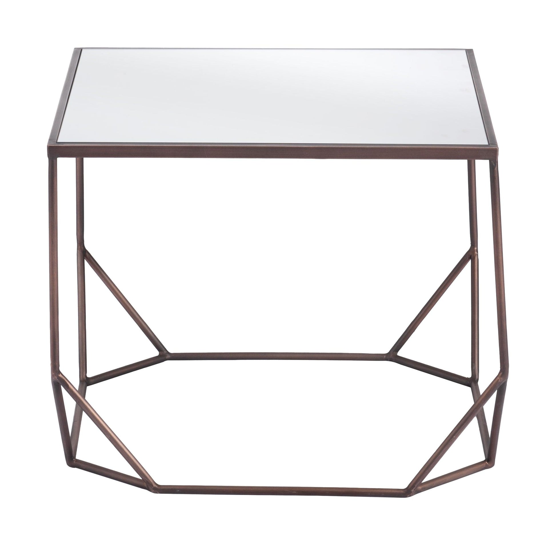 Arzon Coffee Table Set (2-Piece) Bronze - Disselt Designs