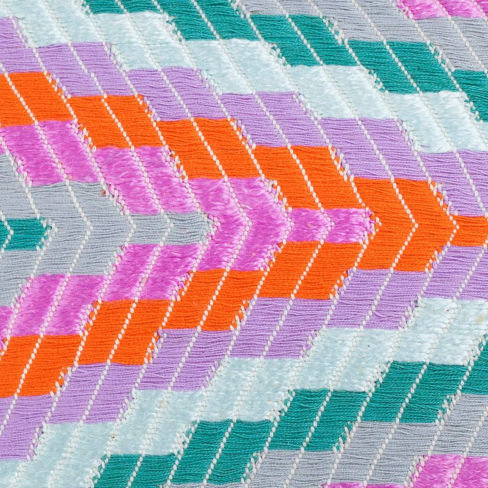 Almolonga Zig Zag Pillow - Orange Multi